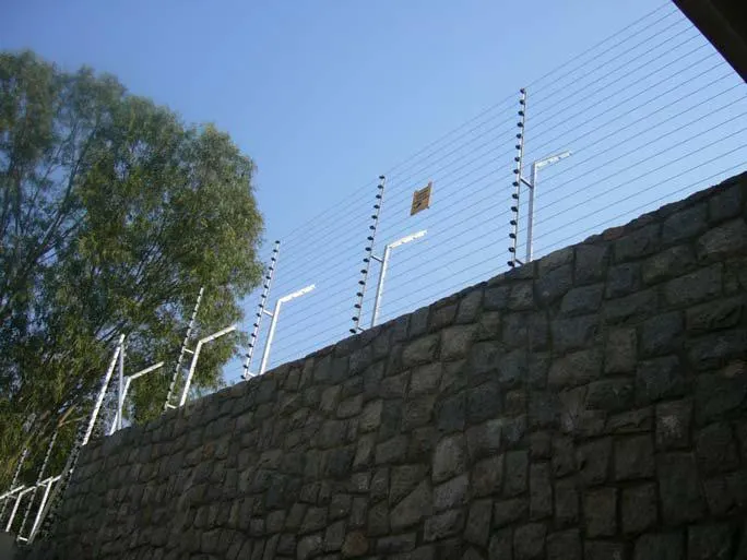 Stone Wall Perimeter Fence