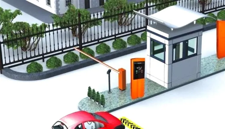 Automated parking access gate system