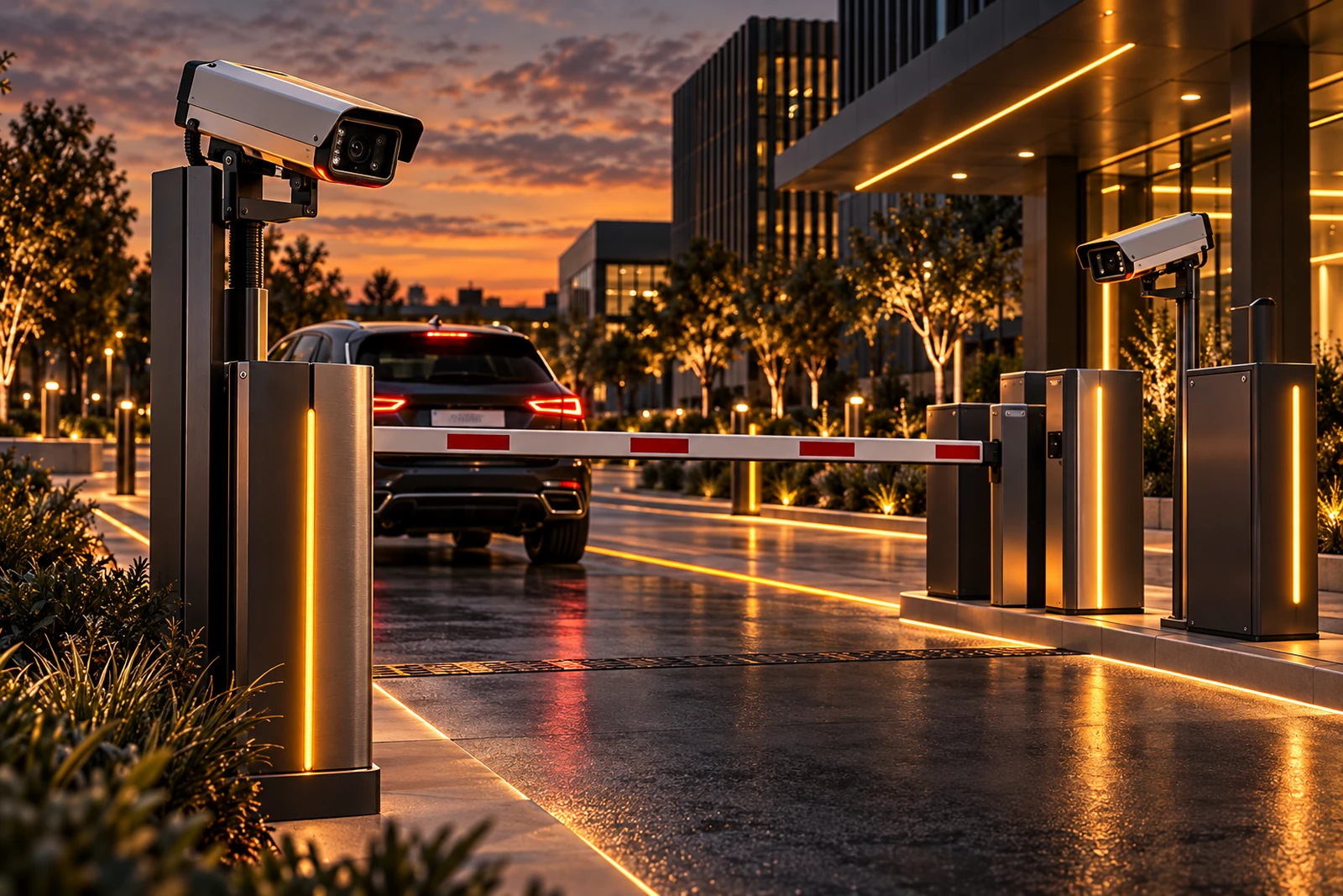 Smart vehicle access and checkpoint security