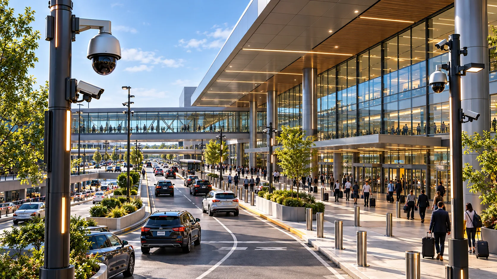 Surveillance for high-traffic facilities deployment